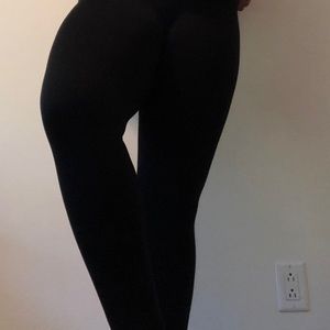 fleece lined Black leggings